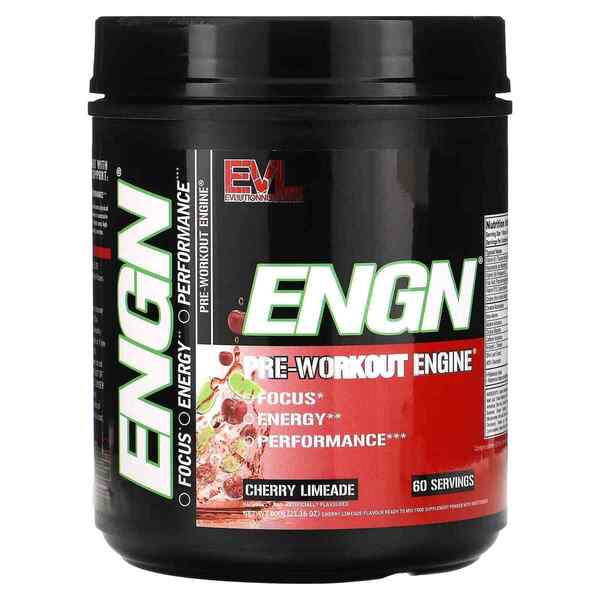 EVLution Nutrition ENGN, Cherry Limeade – 600 g, sporto papildas