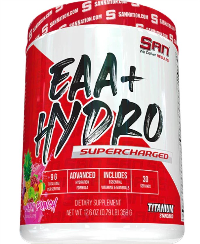 SAN EAA+ Hydro Supercharged Maui Punch maisto papildas