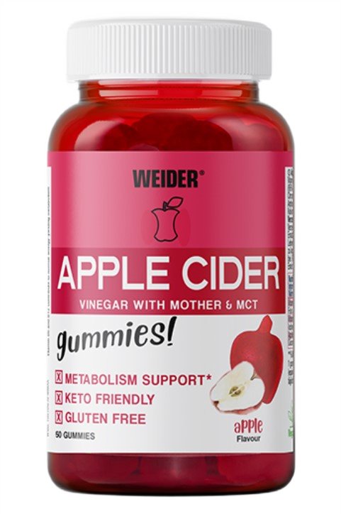 Weider obuolių sidro guminukai, maisto papildas