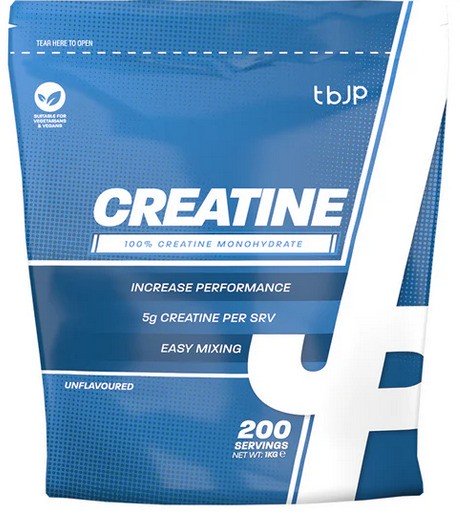 Kreatino papildas be skonio, 1000 g, sporto papildas