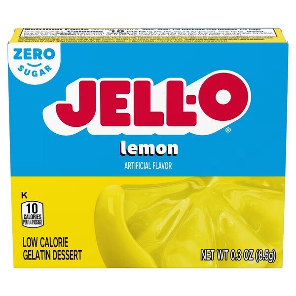 Jell-O želė be cukraus, citrinos skonio, 8.5 g