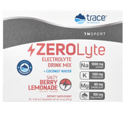 Trace Minerals ZEROLyte, Salty Berry Lemonade - 30 paketėlių, sporto maisto papildas