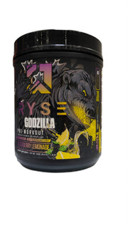 Pre-workout papildas RYSE Godzilla Blackberry Lemonade, 844g