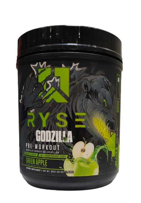 Pre-workout papildas RYSE Godzilla Green Apple