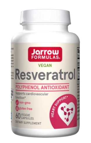 Resveratrol maisto papildas, 60 kapsulių, antioksidantas