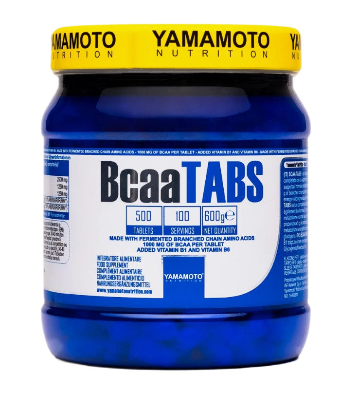 Yamamoto Nutrition BCAA Tabs - 500 tablečių, amino rūgštys, sporto papildas
