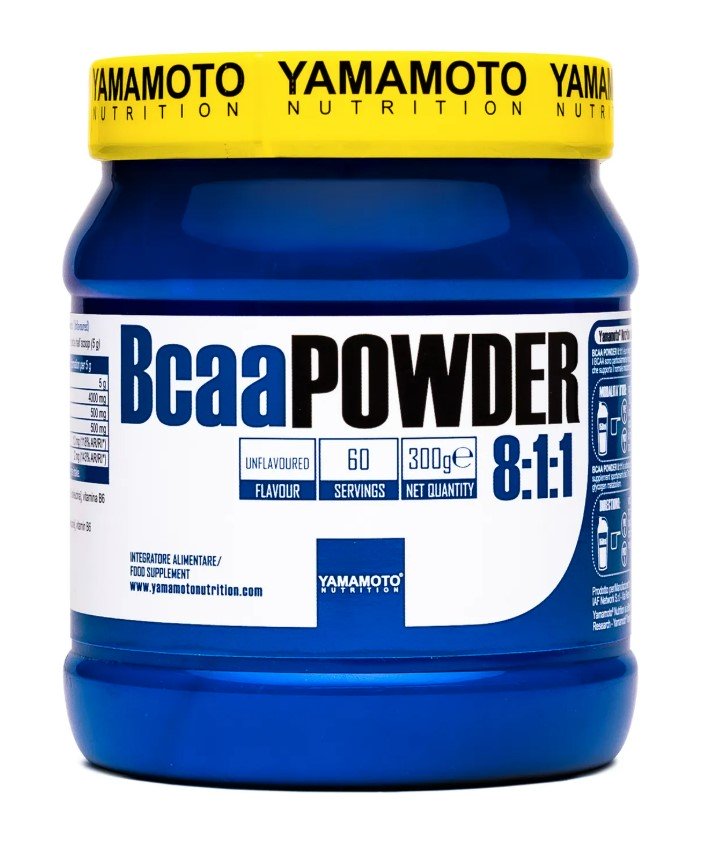 Yamamoto Nutrition BCAA Powder 8:1:1, Unflavoured - 300 gramų