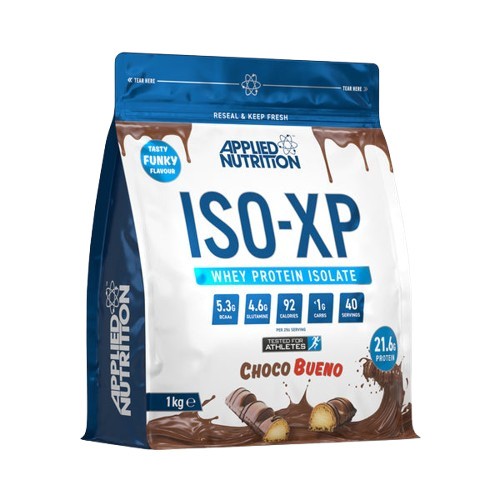 Iso-XP baltymų milteliai, Choco Bueno, 1000 g