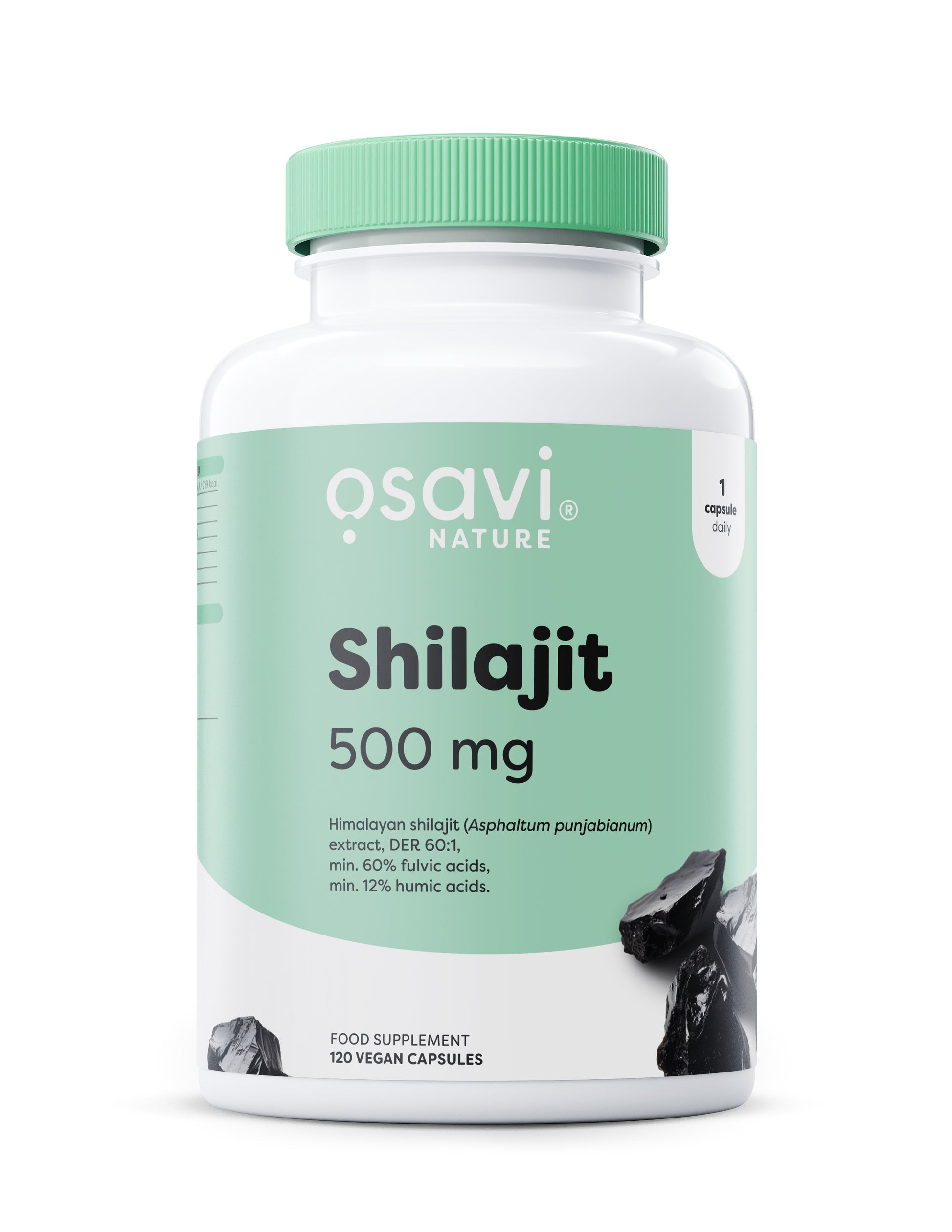 Osavi Shilajit, 500mg - 120 kapsulių maisto papildas