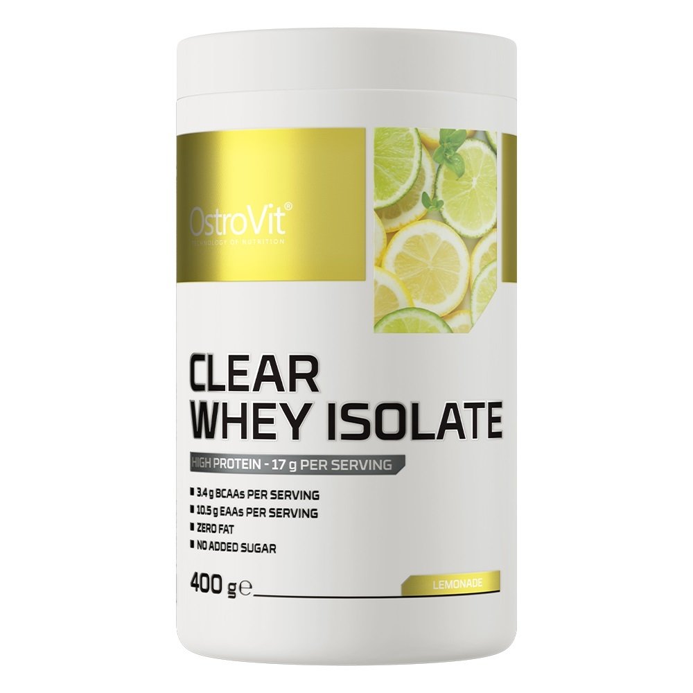 OstroVit Clear Whey Isolate, Lemonade - 400 g maisto papildas