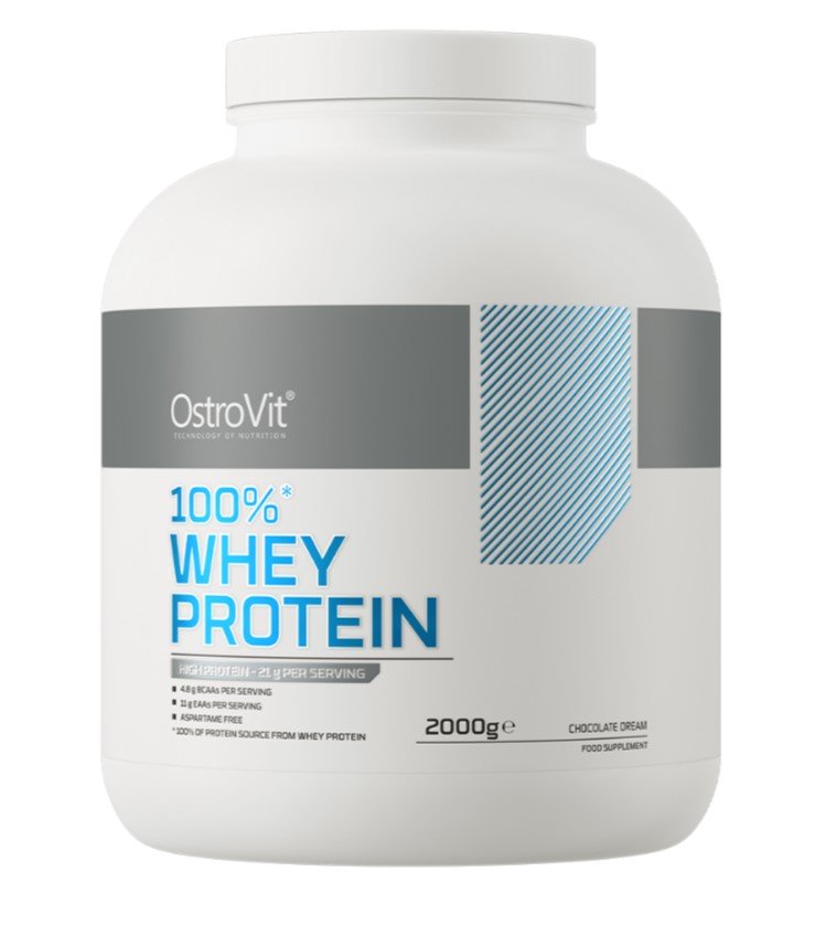 OstroVit 100% Whey Protein, Chocolate Dream - 2000 gramų