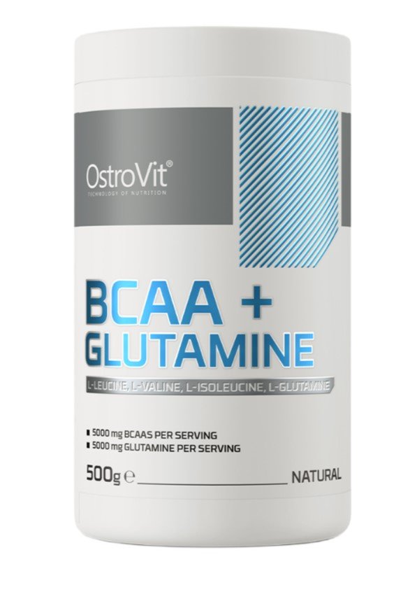 OstroVit BCAA + Glutamine, Natural - 500 gramų