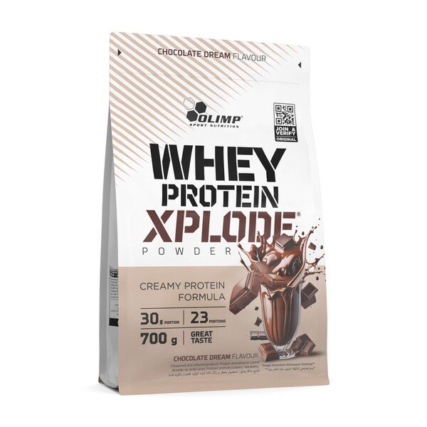 Olimp Whey Protein Xplode, Šokolado skonio, 700 g