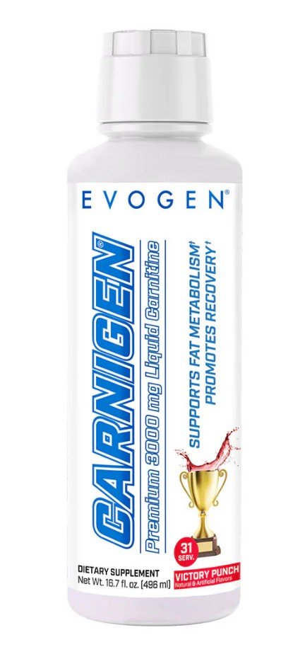 Evogen Carnigen Liquid, Victory Punch - 496 ml, skystas maisto papildas