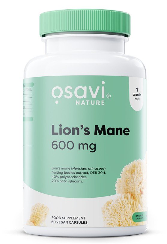 Osavi Lion's Mane, 600mg - 60 kapsulių
