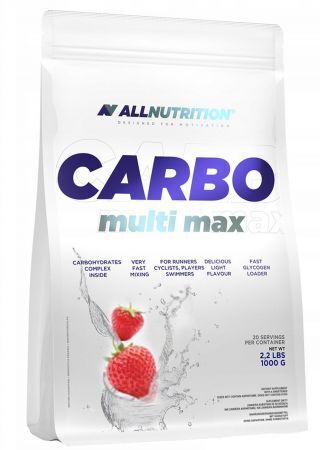 Allnutrition Carbo Multi Max, Strawberry - 1000 g maisto papildas