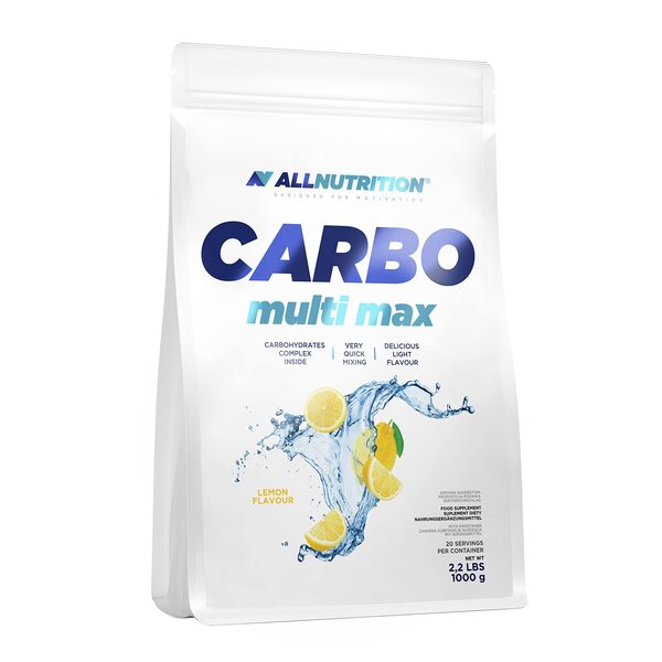 Allnutrition Carbo Multi Max, Lemon - 1000 g, maisto papildas