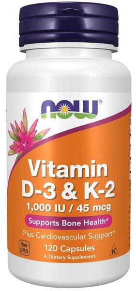Vitaminų papildas D-3 ir K-2 kapsulės
