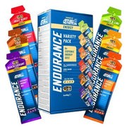 Applied Nutrition Endurance Isotonic Energy Gel, Variety Pack - 6 x 60g, energijos geliai sportui