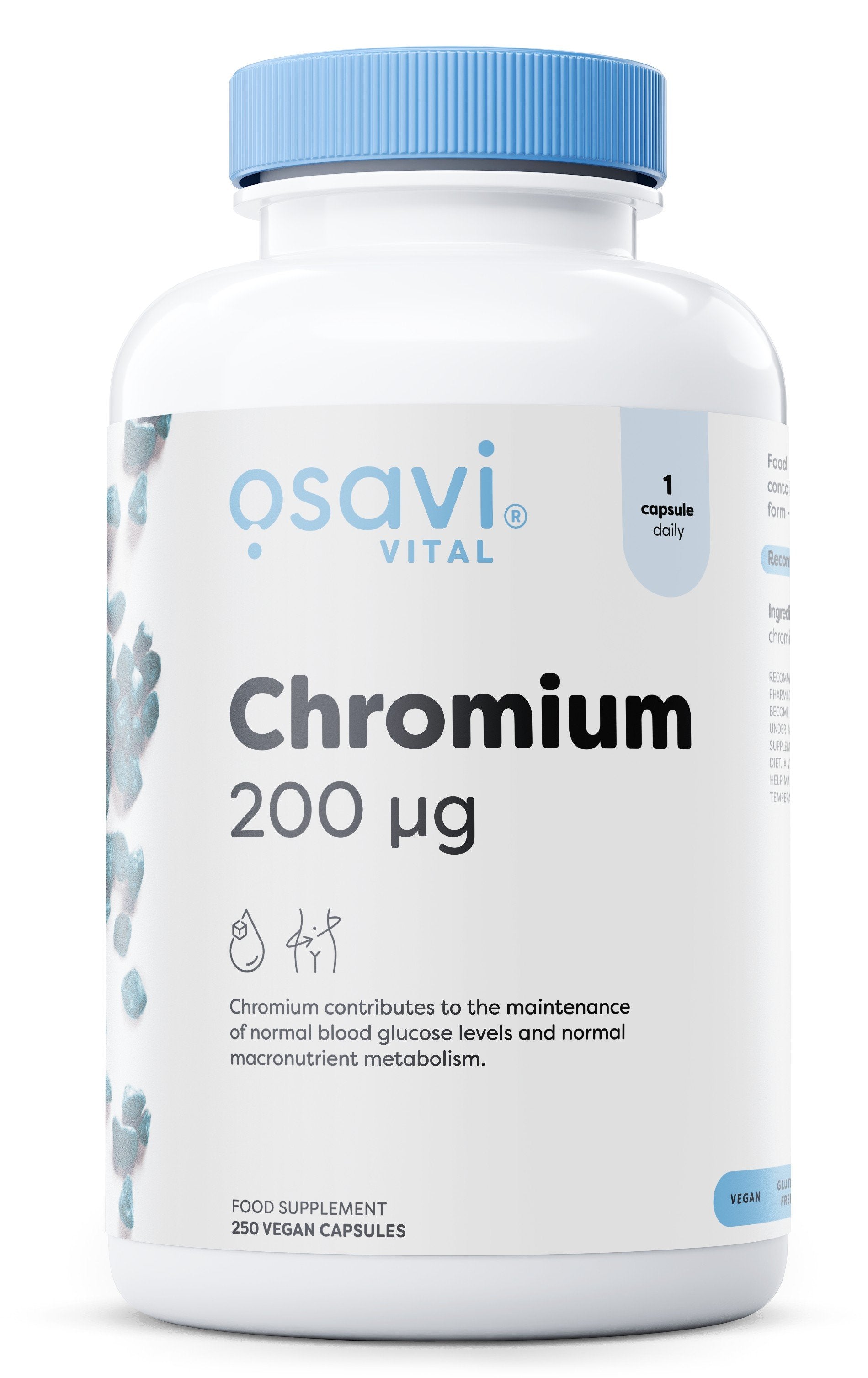 Osavi Chromium, 200mcg - 250 kapsulių