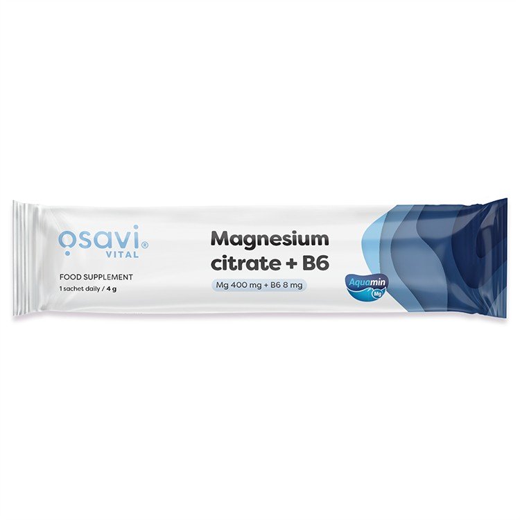 Maisto papildas Osavi Magnesium Citrate + B6, 4 g, e-komercijos kategorijai