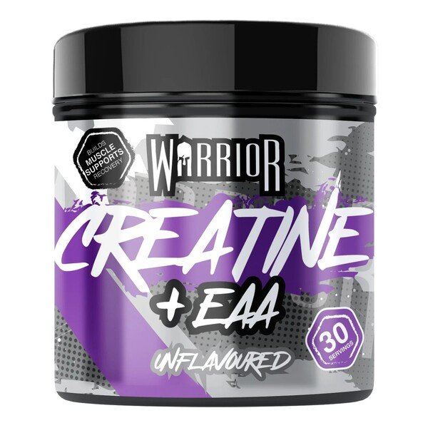 Warrior Creatine + EAA, Unflavoured - 270 g maisto papildas