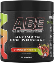 Maisto papildas ABE - All Black Everything, Strawberry Mojito, sporto pre-workout