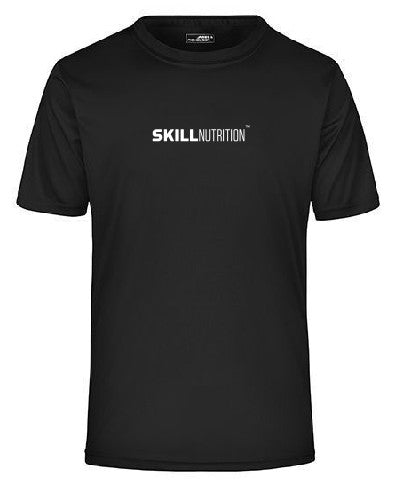 Juoda sportinė marškinėlių Skill Nutrition aksesuarai