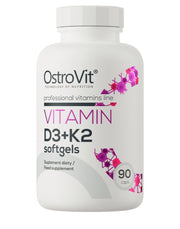 OstroVit vitaminų D3 + K2 kapsulės