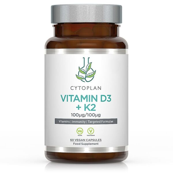 Vitaminų papildas Cytoplan Vitamin D3 + K2 kapsulės