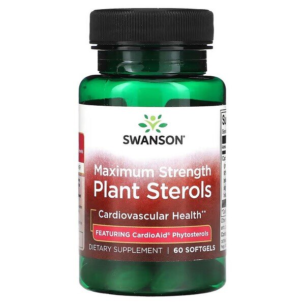 Swanson plant steroliai, maisto papildas, cholesterolio mažinimui