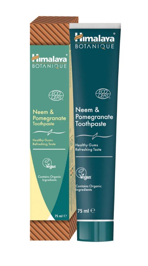 Himalaya Neem Pomegranate dantų pasta, 75 ml, ekologiška