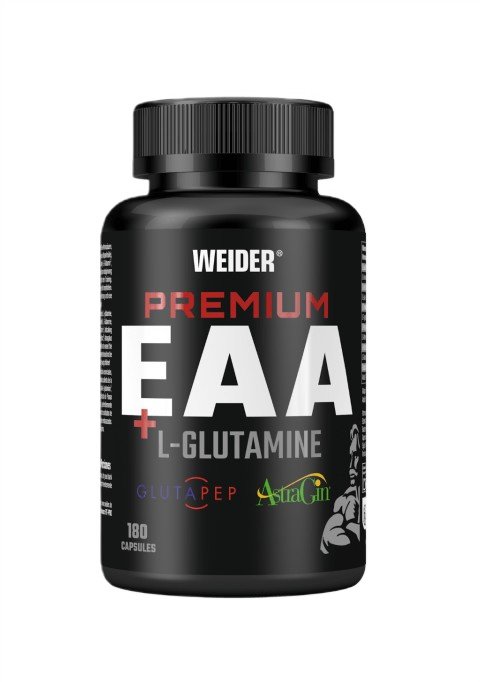 Weider Premium EAA + L-Glutamine - 180 kapsulių