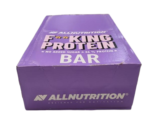 Allnutrition Fitking Protein Bar, Cookie Cream - 15 x 55g