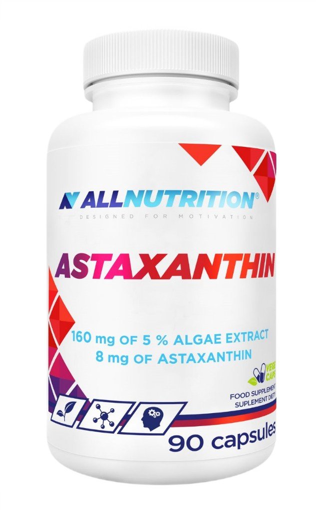 Allnutrition Astaxanthin kapsulės, maisto papildas, antioksidantai