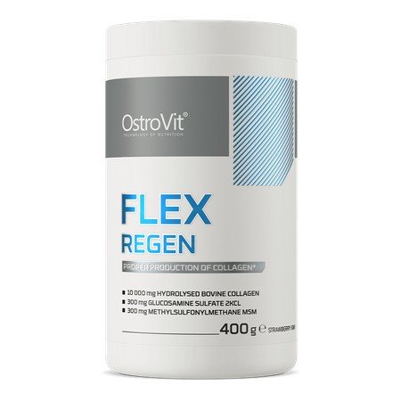OstroVit Flex Regen, Braškių Kivi - 400 g maisto papildas