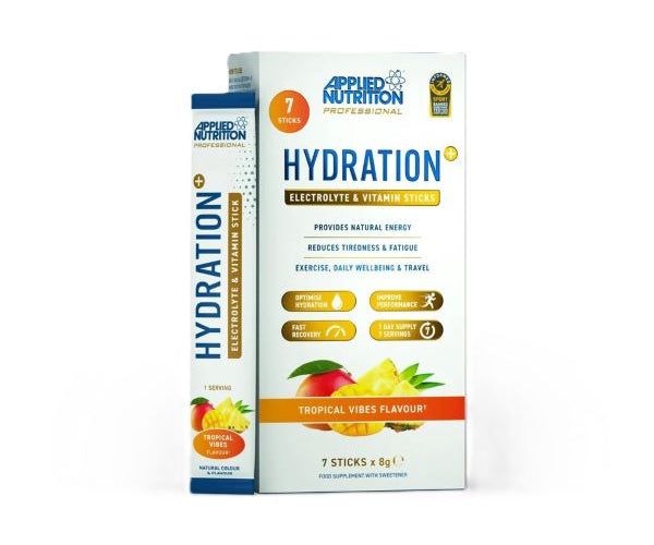Applied Nutrition Hydration + Electrolyte & Vitamin Powder Stick Packs ...