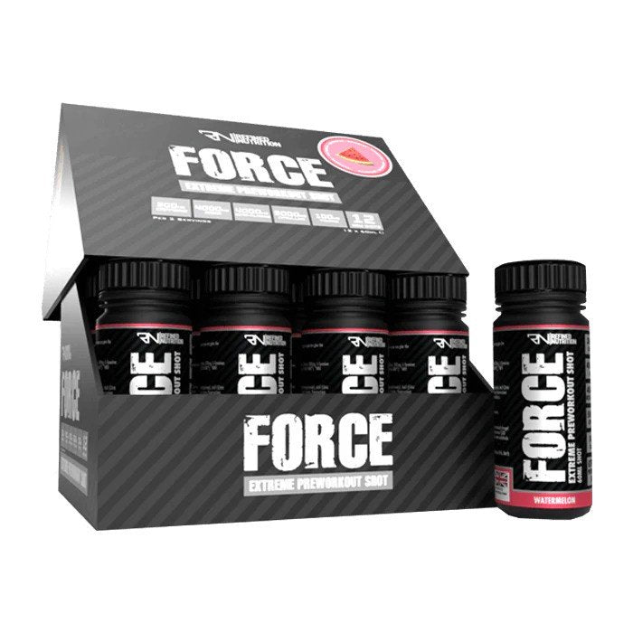 Refined Nutrition Force Extreme Pre-Workout Shot, Watermelon - 12 vnt.