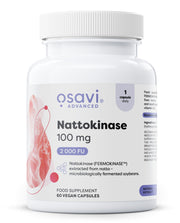 Osavi Nattokinase, 100mg - 60 kapsulių, maisto papildas sveikatai