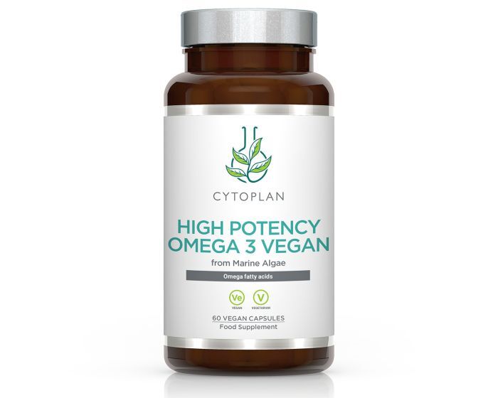 Cytoplan High Potency Omega 3 Vegan - 60 kapsulių
