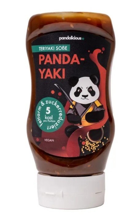 Panda-Yaki padažo butelis, veganiškas, 315 ml, sveiki maisto produktai