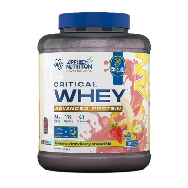 Maisto papildas Critical Whey Banana Strawberry Smoothie