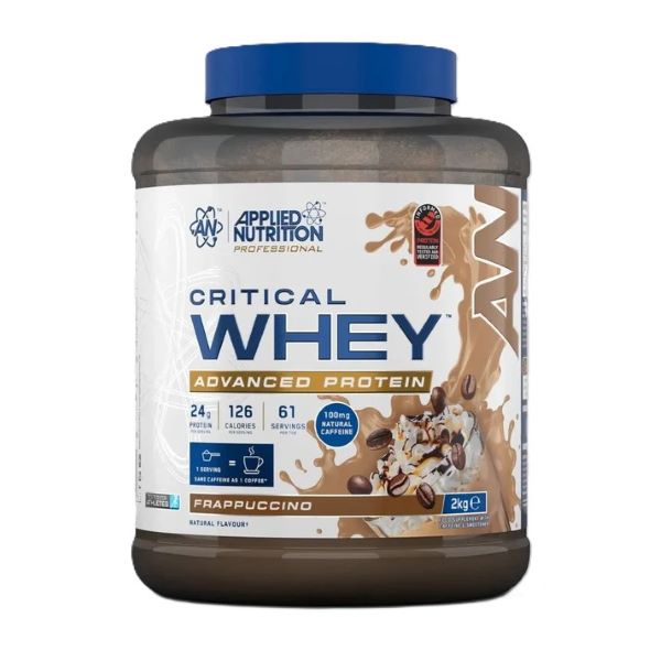 Applied Nutrition Critical Whey, Frappuccino - 2000 g maisto papildas