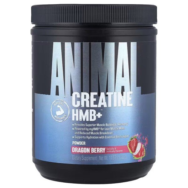 Animal Creatine HMB+ Dragon Berry maisto papildas