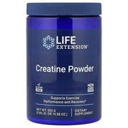 Kreatino milteliai, sporto papildas, Life Extension, 300 g