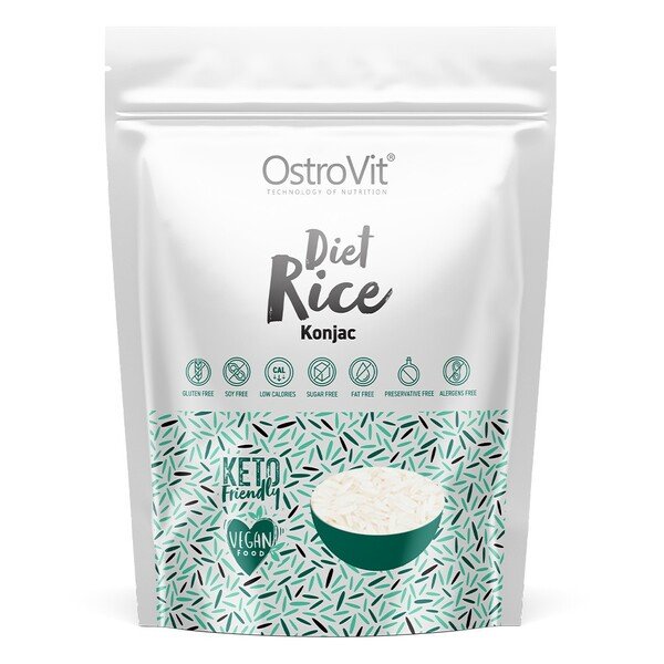 OstroVit Diet Rice Konjac – 400 g sveikas maisto papildas