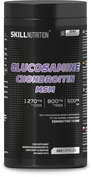 Skill Nutrition Glucosamine Chondroitin MSM - 180 kapsulių