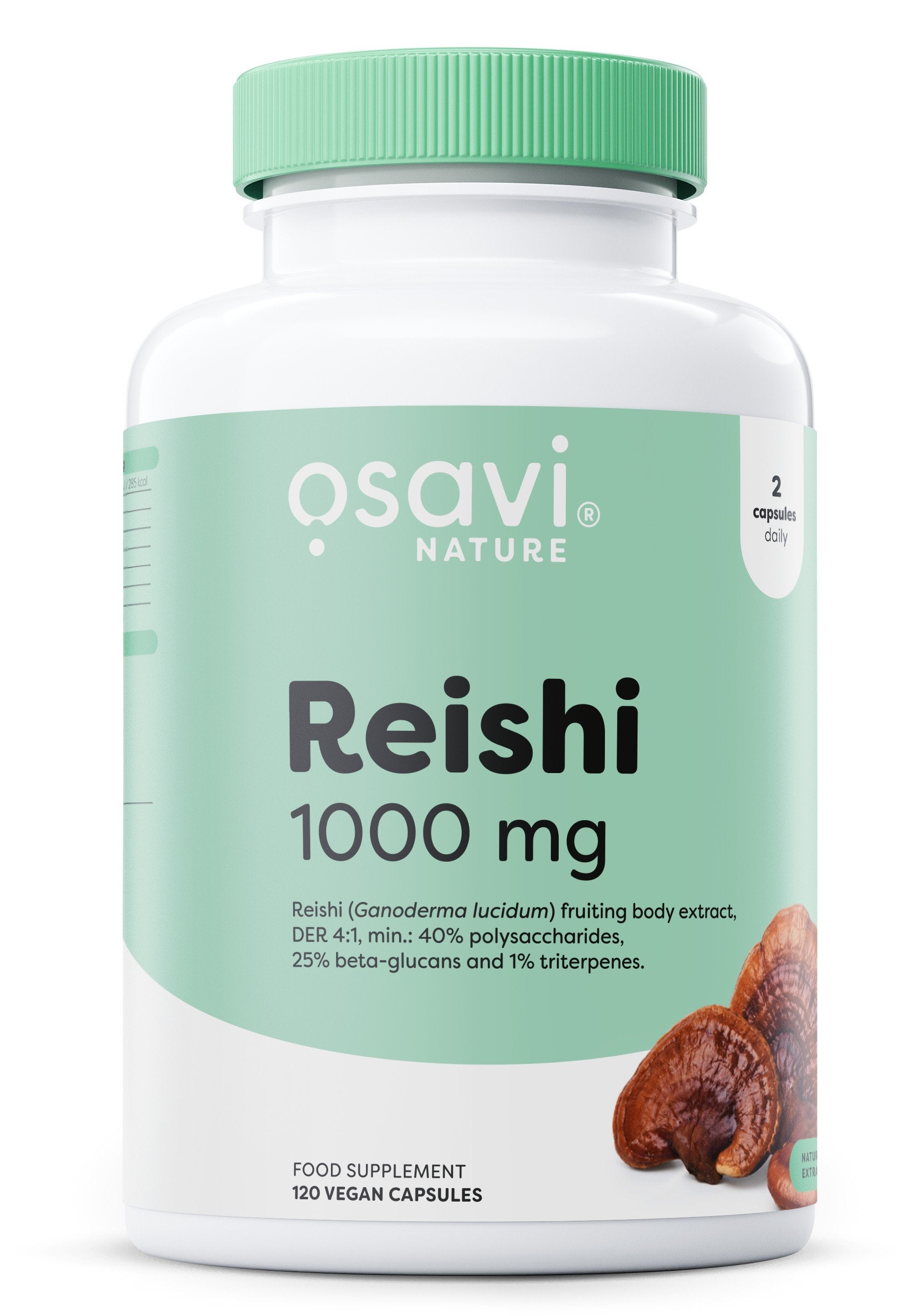 Osavi Reishi, 1000 mg - 120 kapsulių, sveikatos papildas