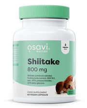 Osavi Shiitake, 800mg - 60 kapsulių, maisto papildas sveikatai