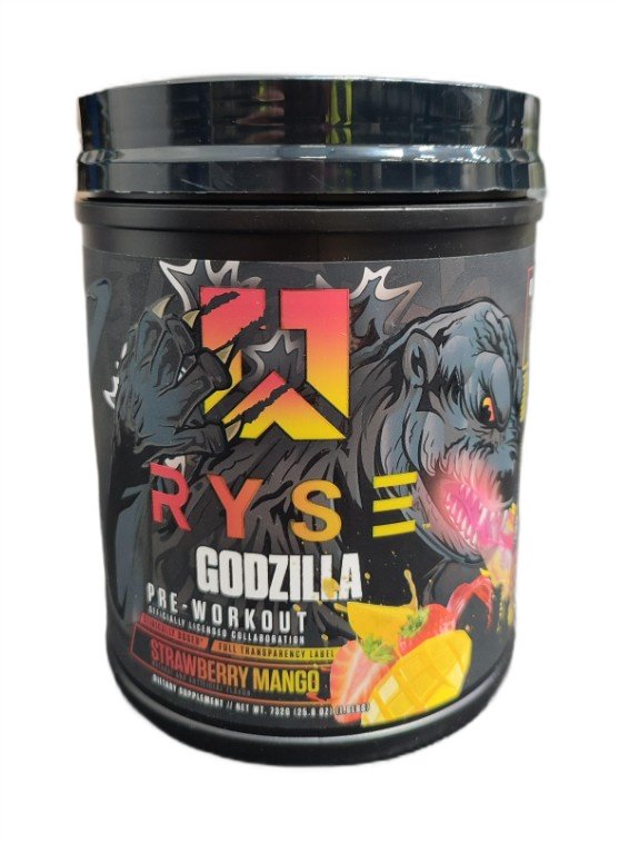 RYSE Godzilla Pre-Workout, Strawberry Mango - 732 gramų